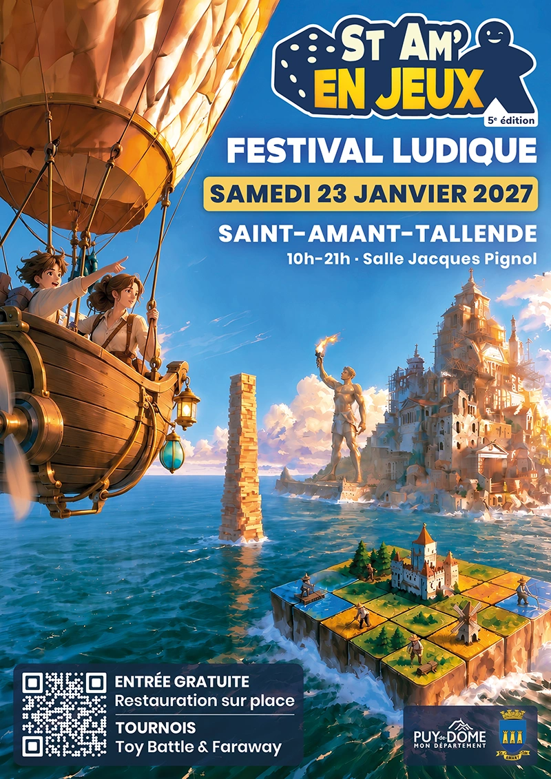 Cartel de la edición 2027 de St Am' en Jeux