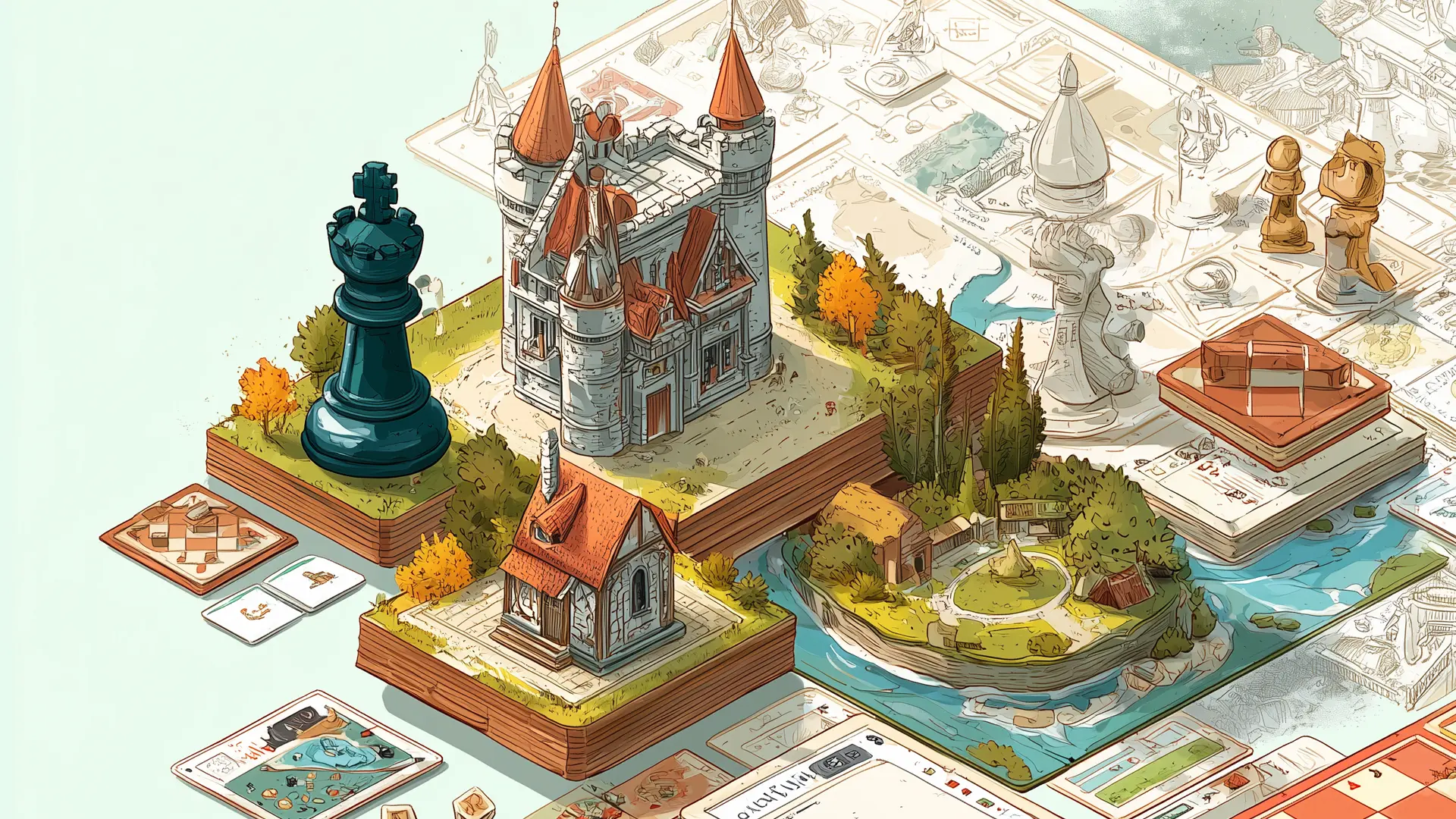 Image représentant des tournois de jeux de société